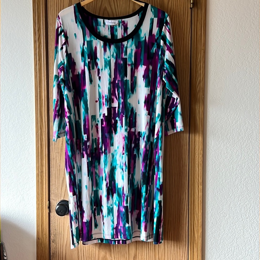 Calvin Klein Long Tunic.  Size 1X